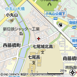 石川県七尾市西藤橋町ハ周辺の地図