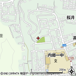 福島県いわき市内郷高坂町桜井92周辺の地図