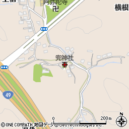 兜神社周辺の地図