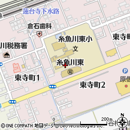 糸魚川市立糸魚川東小学校周辺の地図
