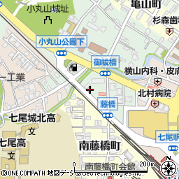 石川県七尾市北藤橋町周辺の地図
