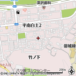 福島県いわき市平南白土前川田周辺の地図