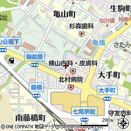 石川県七尾市御祓町子周辺の地図