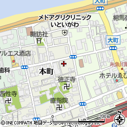 糸魚川信用組合本町支店周辺の地図