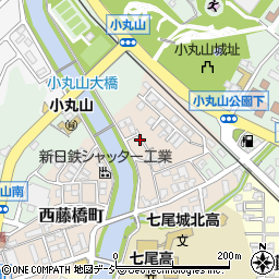 石川県七尾市西藤橋町（レ）周辺の地図