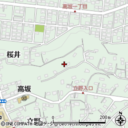 福島県いわき市内郷高坂町桜井周辺の地図