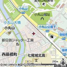 石川県七尾市西藤橋町御貸屋山周辺の地図