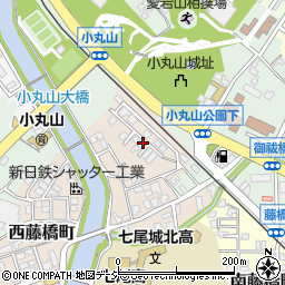 石川県七尾市西藤橋町（御貸屋山）周辺の地図