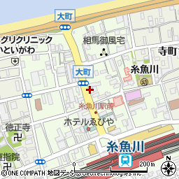新潟県糸魚川市大町周辺の地図