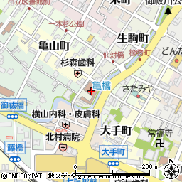 七尾郵便局 ＡＴＭ周辺の地図