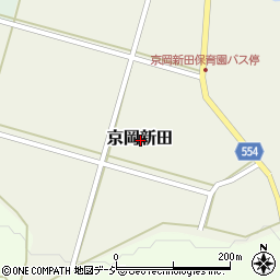 新潟県南魚沼市京岡新田周辺の地図