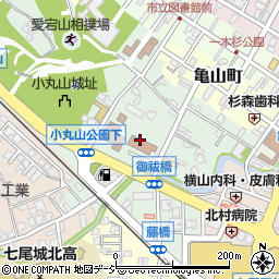 金沢地方裁判所七尾支部　競売・執行・破産係周辺の地図