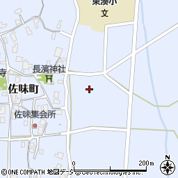 石川県七尾市佐味町カ周辺の地図