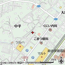 福島県いわき市内郷高坂町中平1周辺の地図