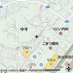 福島県いわき市内郷高坂町中平周辺の地図
