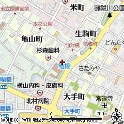 北國新聞文化センター　七尾周辺の地図