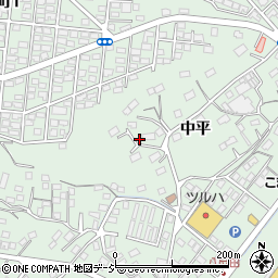 福島県いわき市内郷高坂町中平72周辺の地図