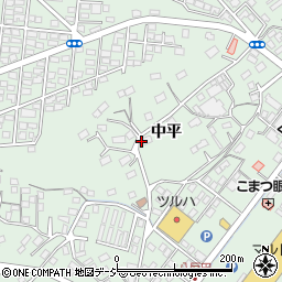 福島県いわき市内郷高坂町中平57周辺の地図