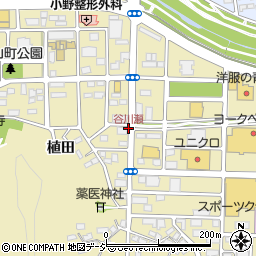 谷川瀬周辺の地図