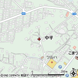 福島県いわき市内郷高坂町中平63周辺の地図