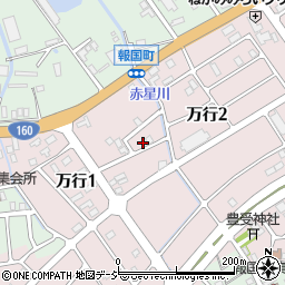 アルプ薬局　七尾万行店周辺の地図