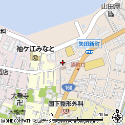 石川県七尾市矢田新町イ周辺の地図