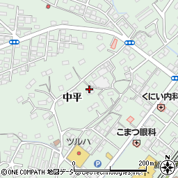 福島県いわき市内郷高坂町中平34周辺の地図