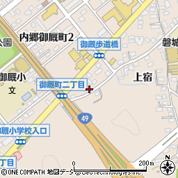 福島県いわき市内郷御厩町（下能）周辺の地図