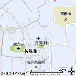 石川県七尾市佐味町周辺の地図