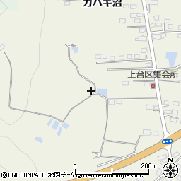 福島県東白川郡棚倉町上台周辺の地図