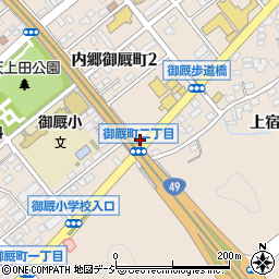 福島県いわき市内郷御厩町周辺の地図
