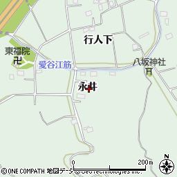 福島県いわき市平菅波（永井）周辺の地図