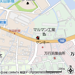 ＥＮＥＯＳ七尾軍艦所ＳＳ周辺の地図