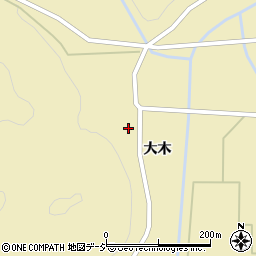 福島県白河市旗宿大木4周辺の地図