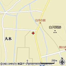 福島県白河市旗宿広表周辺の地図