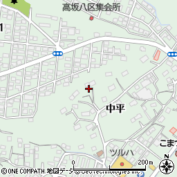 福島県いわき市内郷高坂町中平54周辺の地図