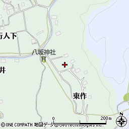 福島県いわき市平菅波東作周辺の地図