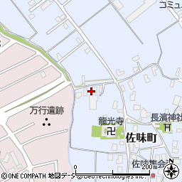 石川県七尾市佐味町（森山）周辺の地図