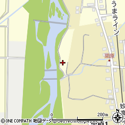 新潟県妙高市栗原周辺の地図
