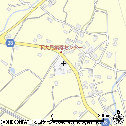 新潟県南魚沼市下大月周辺の地図