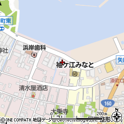 石川県七尾市湊町２丁目員外周辺の地図