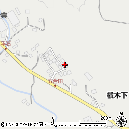 福島県いわき市内郷高野町（五合田）周辺の地図
