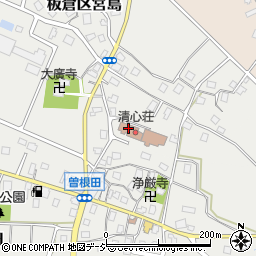 上越市社会福祉協議会　板倉支所みやじまの里第二清心荘周辺の地図