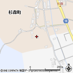 石川県七尾市杉森町（ヨ）周辺の地図