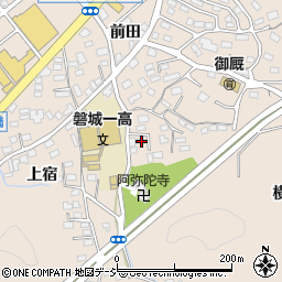 福島県いわき市内郷御厩町下宿121周辺の地図