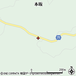 福島県東白川郡鮫川村赤坂西野本坂92周辺の地図