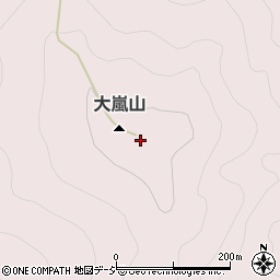 大嵐山周辺の地図