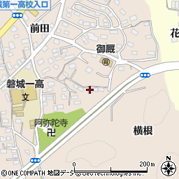 福島県いわき市内郷御厩町下宿111周辺の地図