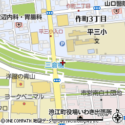 三倉橋周辺の地図