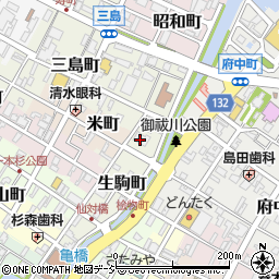 石川商事株式会社　七尾営業所周辺の地図